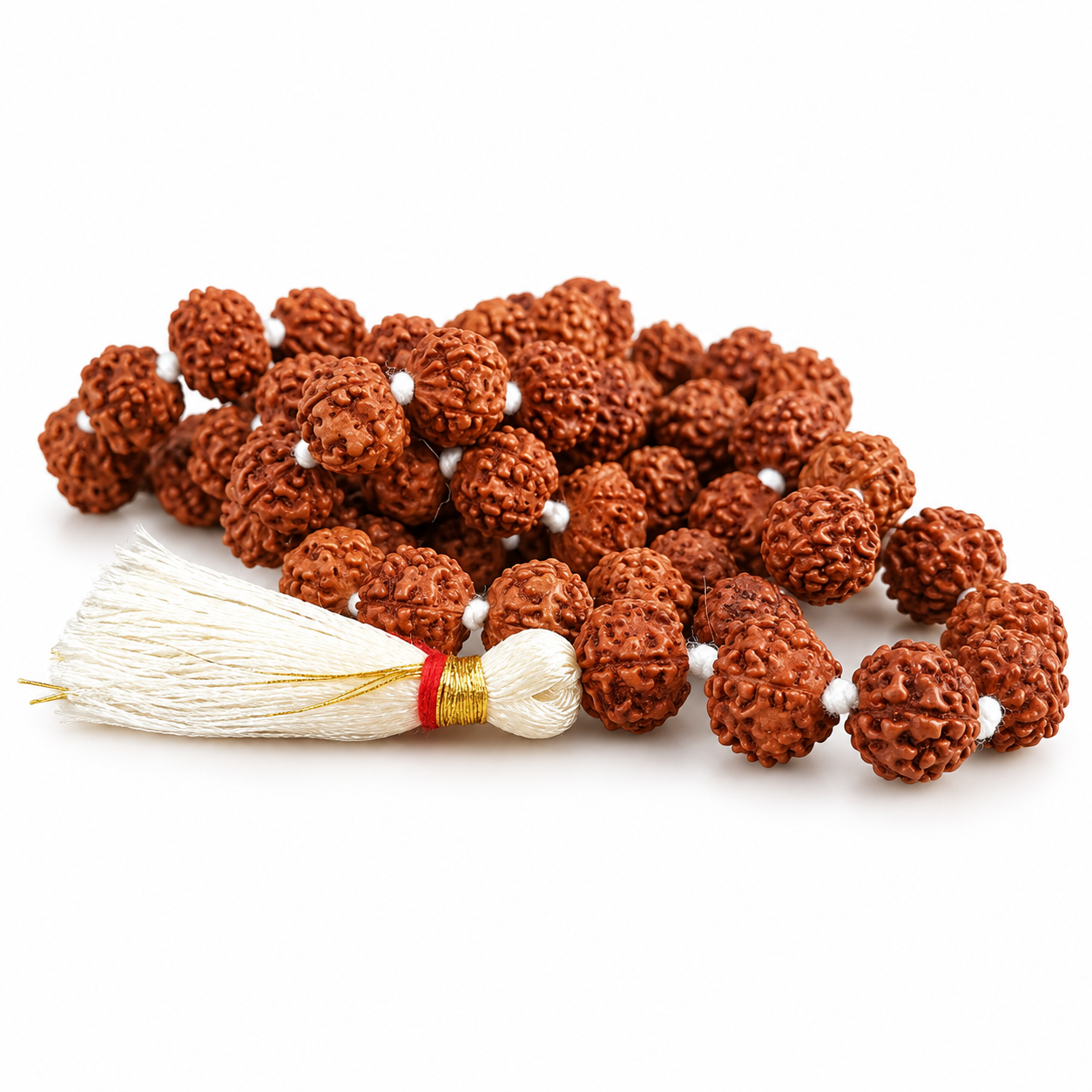 5-Augen-Rudraksha-Mala - für Balancierung und Kraft -mittel